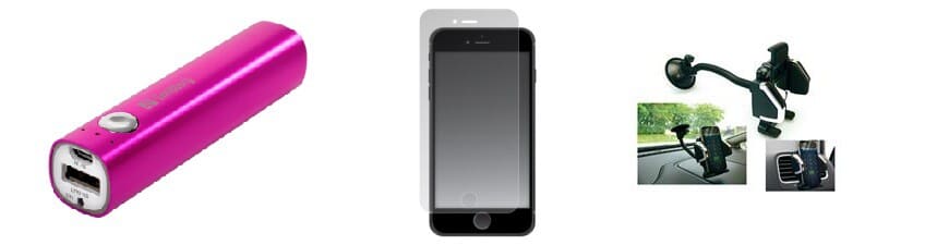 Tilbehør til smartphones, tablets og andre mobile enheder, lige fra op