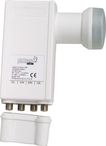 Quattro LNB for multiswitch