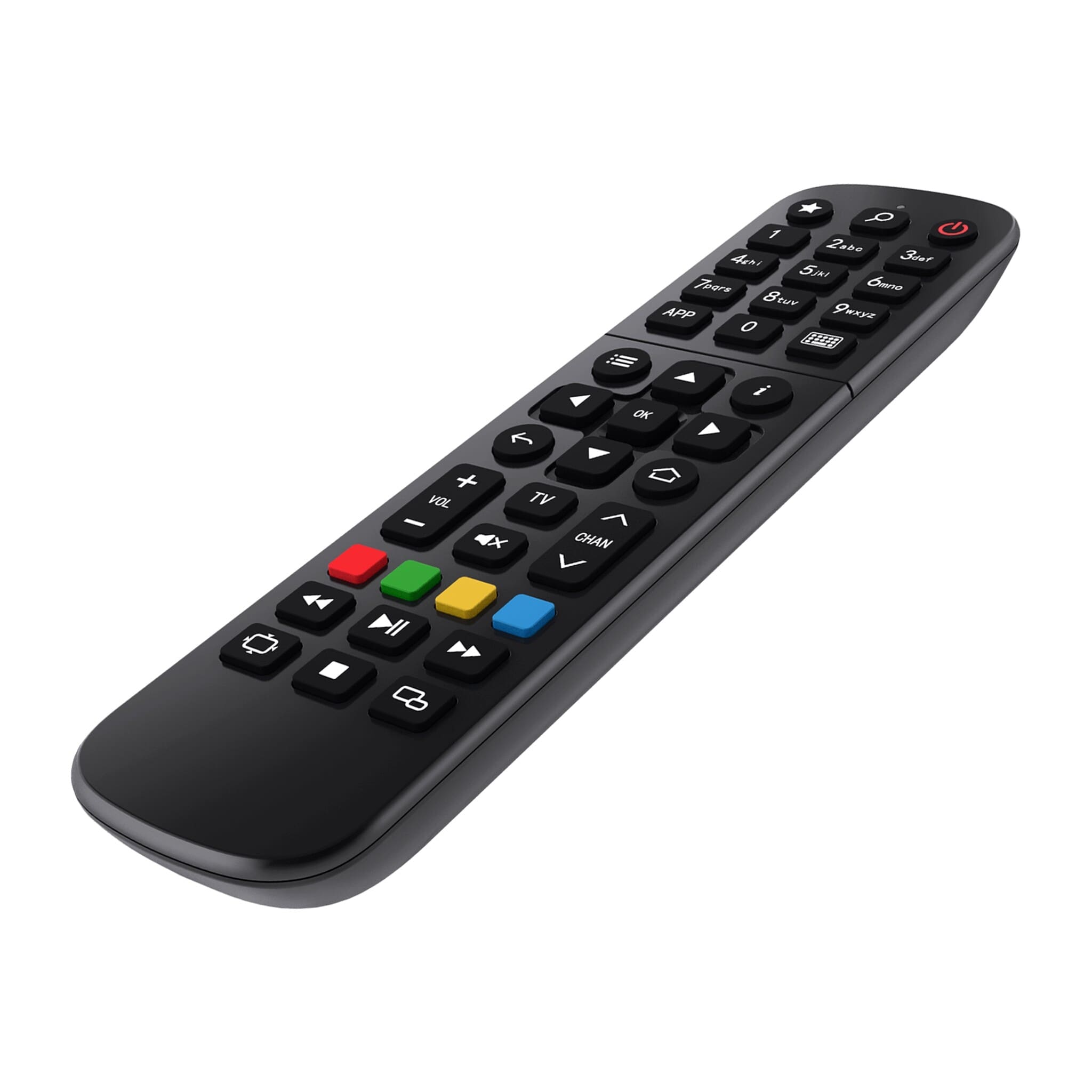 Lækker fjernbetjening til MAG 520 medfølger i pakken.