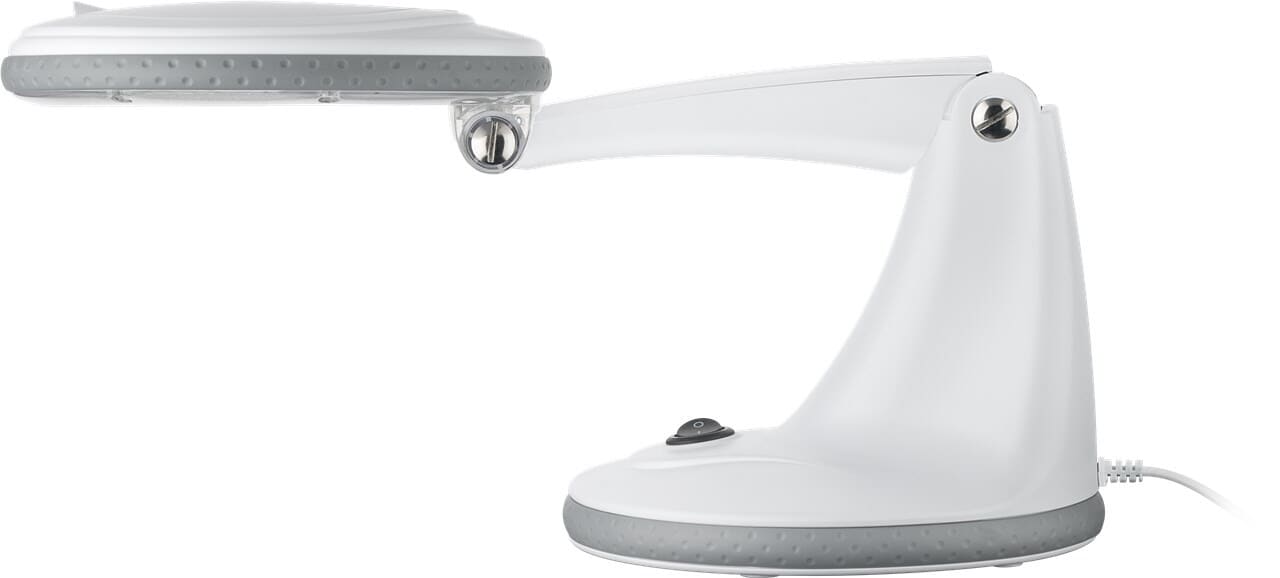 Easy line LED lens light,100 mm. magnifier.Easy line LED lens light -100 mm magnifier diameter with shadow-free LED ring lightingStandard glass lens with 3 diopters and 1.75x magnificationgoobay