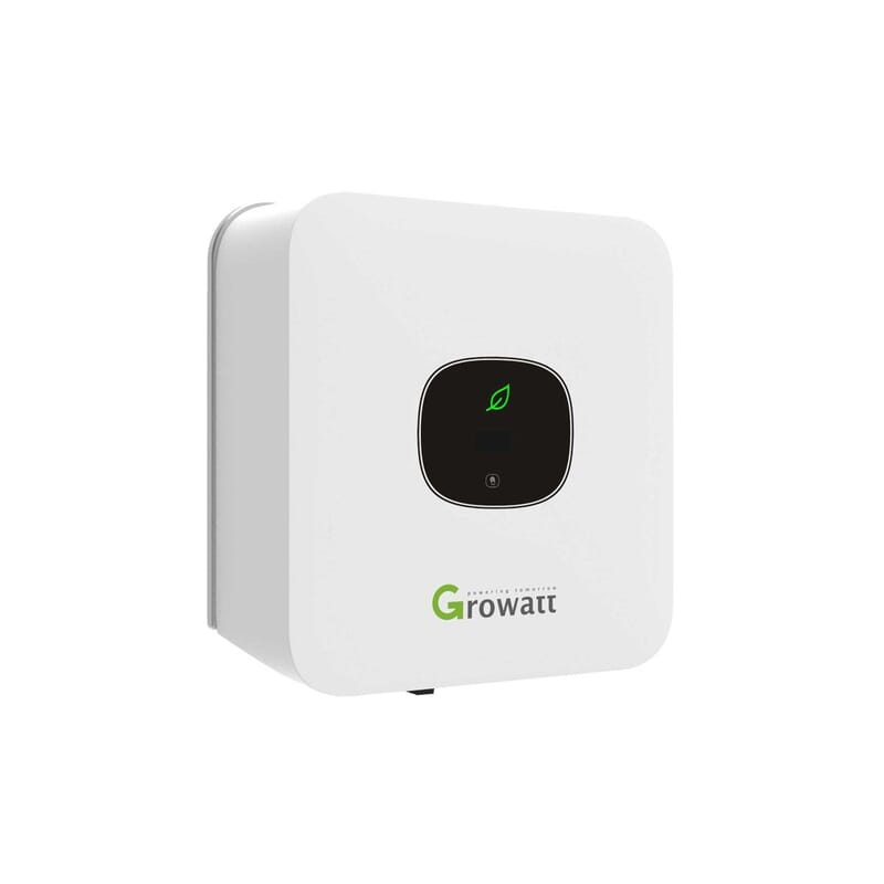 GROWATT MIC 750TL-X INVERTER - 0,75KW model, max AC output, typical PV power 1KWp.Growatt MIC 750-X is a small, light and compact inverter. Growatt MIC 750-X is for very small systems and can be powered by just 2-3 solar panels. IP65 approved so it can be placed outdoors. Maximum connected panel power 1050 W. Very low starting voltage of only 50 volts. Withstands ambient temperature of up to 60°C - can be mounted on the ceiling. Without mechanical fans and therefore noise-free.Growatt