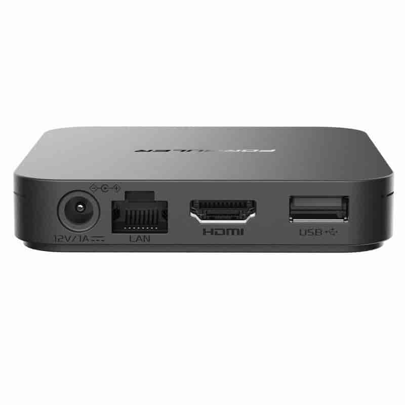Formuler Z10 SE 4K Android 10 OTT IPTV Media-Streamer 2GB RAM 4GB Flash, WiFiFormulerIPTV modtagere Sort Den hurtigste Formuler-enhed nogensinde med 2 GB RAM og 4 GB lagerplads. Den helt nye Formuler Z10 SE mediestreamer gør det nemt at opleve indhold af høj kvalitet på den store skærm. De 2 GB RAM gør det muligt for de mest krævende applikationer at køre problemfrit. Embedded Widevine Level 1 DRM giver adgang til premium ultra high definition-indhold. 4K UHD Media Streamer, Android 10.0, Dual Band Wifi 2.4G/5G, 100MB Ethernet, Quad Core CPU, 4 GB lagerplads (Flash), 2 GB DDR4 RAM, H.265 HEVC, 1x USB