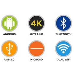 Formuler Z10 Pro 4K UHD Android IPTV STB (HDR10, Bluetooth, Dual-WiFi, HDMI, USB 3.0, MicroSD)Formula Z10 Pro 4K UHD Android IP Receiver (HDR10, Bluetooth, Dual-WiFi, HDMI, USB 3.0, MicroSD). Formula Z10 Pro is a powerful 4K IPTV receiver and belongs to a whole new generation of media receivers. The Formula Z10 Pro runs on the Android 10 operating system and brings some innovations like the RealTek RTD1319 CPU. In addition, the Z10 Pro has an ARM G31 MP2 GPU, as well as 2 GB DDR4 RAM and 16 GB eMMC Flash installed. The storage space can be easily and conveniently expanded using a micro SD card. HDR compatibility allows you to receive a wider range of colors, rendering highly realistic color images. Internet content can also be played with the dual-band 2x2 AC WiFi module.Formuler