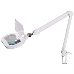 Desktop magnifier with 72 LEDs x1.75 - 6500KA versatile, powerful, yet energy-efficient desktop magnifier with 72 LEDs, newly with a rectangular lens design and continuous touch control of illumination brightness. It is ideal for home, office, workshop, market and is especially suitable for work with electronics. It can also be used as a desk lamp. A high quality glass lens (3 diopters) is ideal for fine work. The magnifier is equipped with a lens cover and a long arm for a large range of motion. The advantage of this magnifying glass is the ability to continuously change the brightness of the light (dimmer) using the touch control buttons to better suit your needs of workspace illumination.Geti