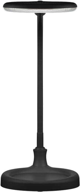 Luplampe LED, bordmodel clip-on, SortgoobayLuplamper Sort Luplampe med LED lys. Luplampe med 30 stk. SMD LED der sikrer ensartet skyggefri belysning. Glaslinse diopter 3 med 1.75 x forstørrelse. Kan anvendes som stående luplampe eller monteres på bordkant via medfølgende klemme. Justerbar svanehals. 230 V.