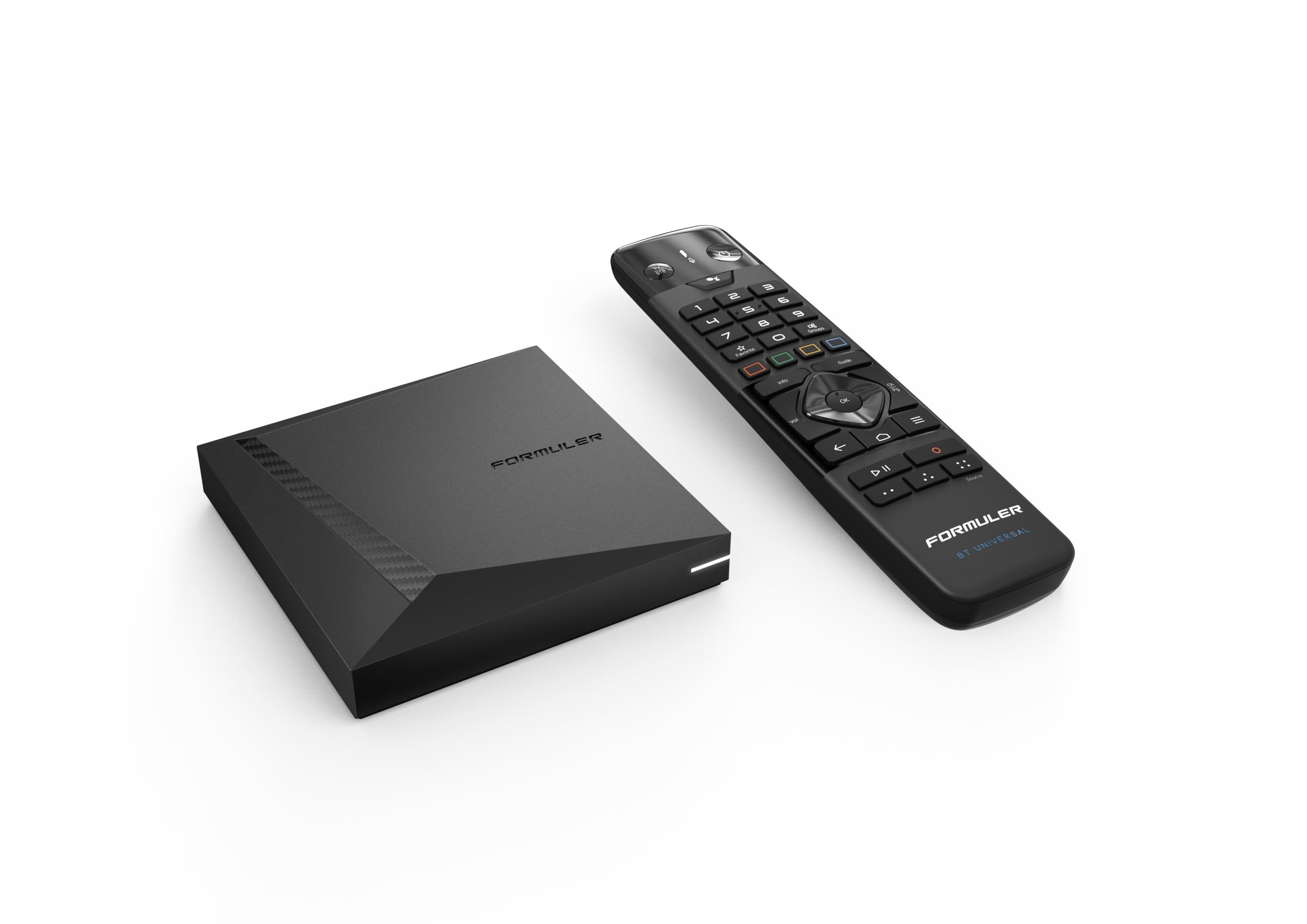 Formuler Z11 Pro Max BT1Formuler Z11 Pro Max BT1 Edition is a powerful 4K smart multimedia IPTV receiver. The Formula Z11 Pro 4K runs on the Android 11 operating system and brings some new features such as MYTVOnline 3 Media Viewing Client, Wifi 6, 1GB LAN and its RealTek RTD1319C CPU. The Z11 Pro Max BT1 Edition also has a Mali-G57 MC1 GPU, as well as 4 GB DDR4 RAM memory and 32 GB eMMC Flash. The storage space can be easily and conveniently expanded using a micro SD card. HDR compatibility allows you to receive a larger color spectrum and therefore reproduce very realistic color images. The dual-band 2x2 AC WiFi module can also play internet content. This exclusive BT1 version of the Formuler Z11 Pro Max is not just an upgrade, it is a technological leap that sets a new standard for streaming devices.Formuler