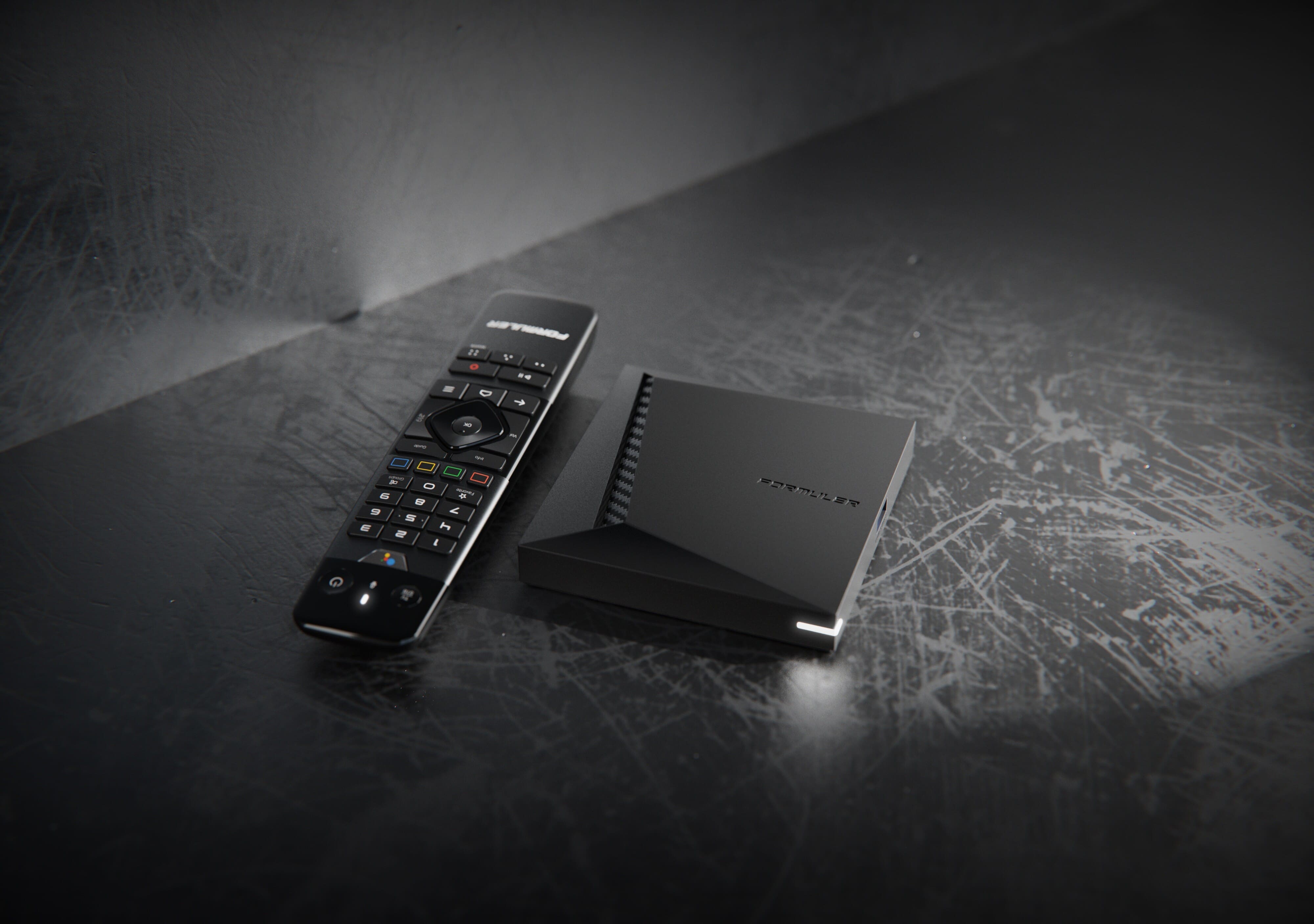 Formuler Z11 Pro Max BT1Formuler Z11 Pro Max BT1 Edition is a powerful 4K smart multimedia IPTV receiver. The Formula Z11 Pro 4K runs on the Android 11 operating system and brings some new features such as MYTVOnline 3 Media Viewing Client, Wifi 6, 1GB LAN and its RealTek RTD1319C CPU. The Z11 Pro Max BT1 Edition also has a Mali-G57 MC1 GPU, as well as 4 GB DDR4 RAM memory and 32 GB eMMC Flash. The storage space can be easily and conveniently expanded using a micro SD card. HDR compatibility allows you to receive a larger color spectrum and therefore reproduce very realistic color images. The dual-band 2x2 AC WiFi module can also play internet content. This exclusive BT1 version of the Formuler Z11 Pro Max is not just an upgrade, it is a technological leap that sets a new standard for streaming devices.Formuler