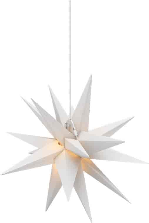 LED julestjerne 3D, Ø 56 cm, 4,5 V ekstern transformer, indendørs og udendørs