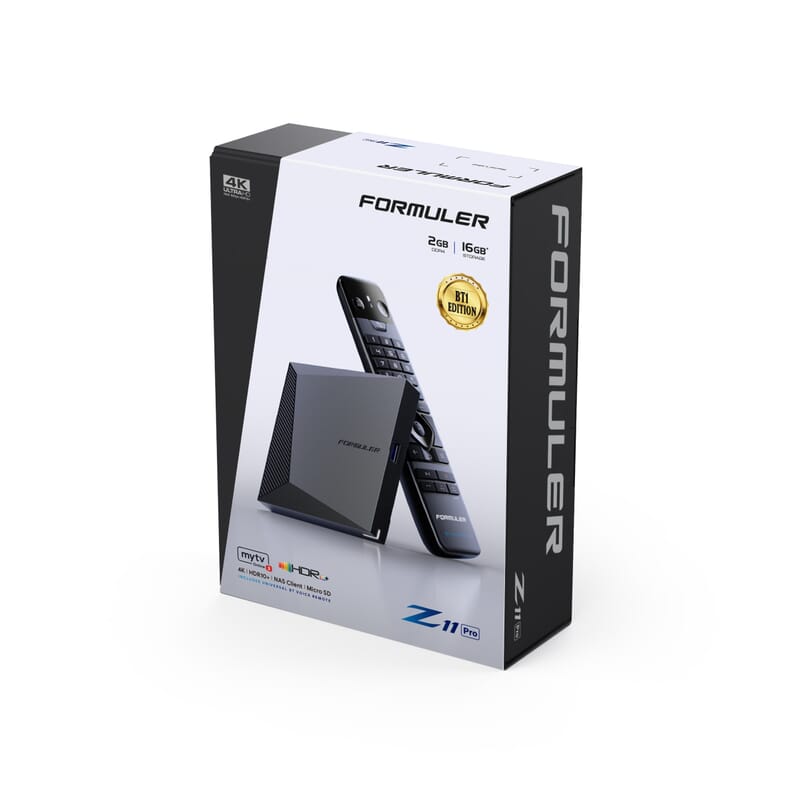 Formuler Z11 Pro BT1-Edition 4K UHD Android 11 IPTV multimediabox 16GB