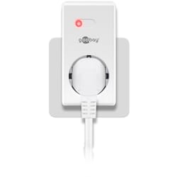 Remote control socket - extension. White, 230V 1100WHave you already invested in our basic set with remote control socket, item number 98769, and would like to expand with more remote-controlled sockets?. Then this smart add-on is just for you. This remote control socket is designed to act as an accessory to your existing kit and allows you to remotely control additional electrical appliances and lamps.goobay
