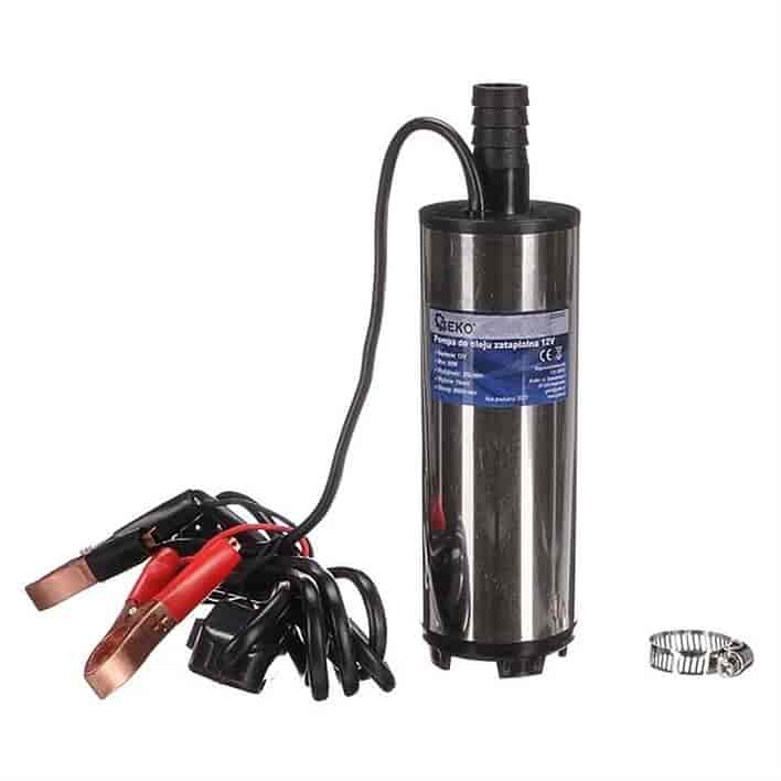 Diesel pump 12V 25L - oil pump for immersionWith the 12V submersible diesel pump it is so easy to connect it to your vehicle's 12V battery with battery clamps or another suitable 12V power source and start pumping diesel. This versatile and reliable pump is designed to make refueling and transferring diesel fuel quick and hassle-free, wherever you are.N.A.