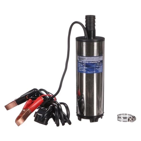 Diesel pump 12V 25L - oil pump for immersionWith the 12V submersible diesel pump it is so easy to connect it to your vehicle's 12V battery with battery clamps or another suitable 12V power source and start pumping diesel. This versatile and reliable pump is designed to make refueling and transferring diesel fuel quick and hassle-free, wherever you are.N.A.