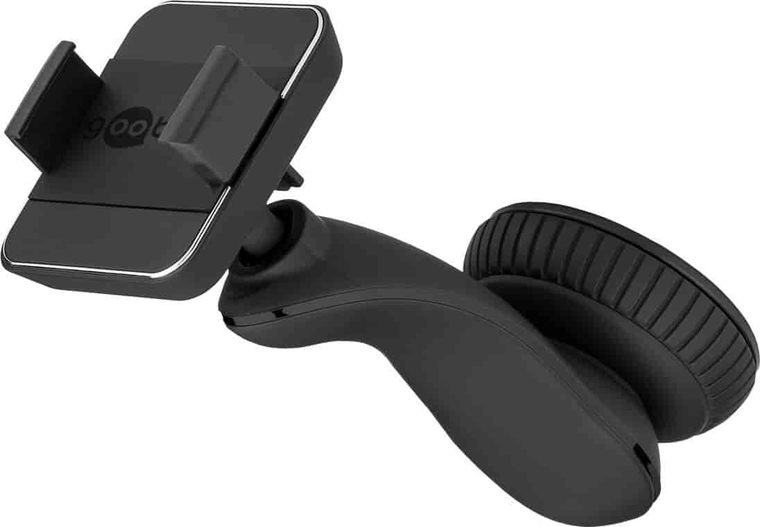 Mobilholder til bil, sugekop, 360 grader, til rude og instrumentbrætgoobayMobilholder til bil - Stande og holdere til mobiltelefon Sort Med mobilholderen til bil har du altid din smartphone inden for synsvidde under kørslen uden at skulle tage enheden i hånden. Med den praktiske mobilholder til bilen kan du nemt bruge din mobil som navigationssystem eller håndfri enhed. På den måde har du både vejen, navigationsruten og opkald i synsfeltet. Kan monteres på frontrude eller instrumentbord. Fastgøres med kraftig sugekop og adapterplade. Kan justeres i bredden 50-85 mm., og passer derfor til et stort antal Smartphones. Gør din kørsel mere sikker og undgå en bøde.