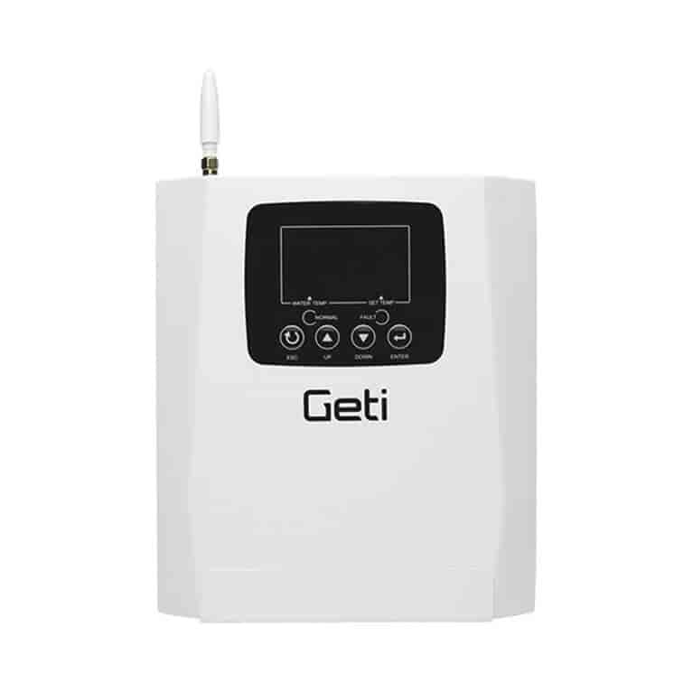 GWH03W 4000W MPPT- convert solar energy to electricity used to heat waterIn a time of rising energy prices and increasing climate awareness, there is a need for sustainable heating solutions. The GETI GWH03W 4000W MPPT inverter converts solar energy into electricity to heat your water. Using solar panels, you can directly power boilers and heaters, while an AC input ensures water heating even without sunlight. The inverter features remote control via WiFi, an LED display, and a temperature sensor. With over 99% efficiency and automatic switching between solar and grid power, you are guaranteed continuous hot water. Save money and reduce your carbon footprint with easy installation. Order now and experience economical and eco-friendly heating. Installation must be performed by a certified electrician.Geti