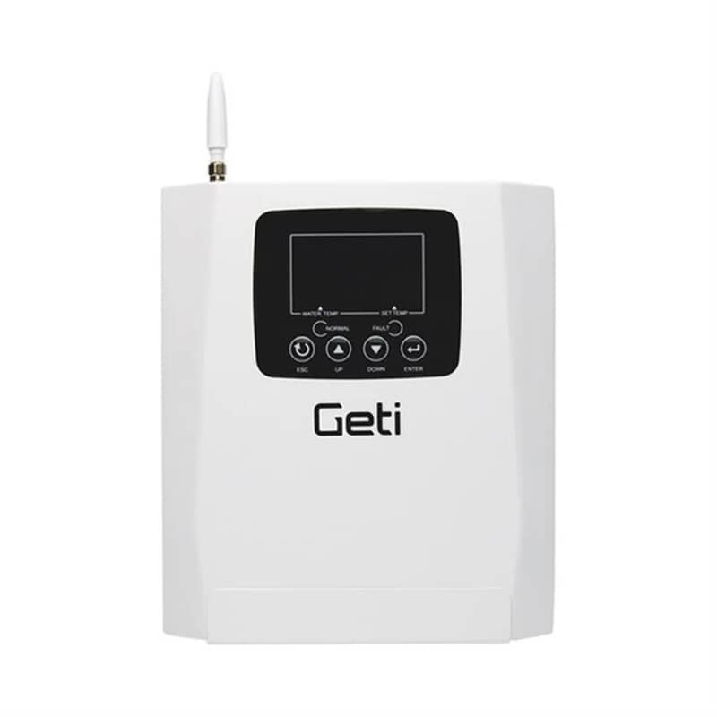 Solcelleinverter til varmt vand 4 kW - effektiv og bæredygtig opvarmningGetiSolcelle PV opvarmning vand Hvid I en tid med stigende energipriser og øget klimabevidsthed er der behov for bæredygtige opvarmningsløsninger. GETI GWH03W 4000W MPPT inverter omdanner solens energi til el til opvarmning af varmt brugsvand. Ved brug af solcellepaneler kan du direkte drive kedler og varmelegemer, mens en AC-indgang sikrer, at vandet kan opvarmes selv uden sollys. Inverteren har fjernstyring via WiFi, et LED-display, og en temperatursensor. Med en effektivitet over 99% og automatisk skift mellem solcelle og elnet, er du sikret konstant varmt vand. Spar penge og reducer dit CO2-aftryk med enkel installation. Bestil nu og oplev økonomisk og miljøvenlig opvarmning. Installation skal udføres af en autoriseret elektriker. Solcelleinverter til varmt vand 4 kW - effektiv og bæredygtig opvarmningGetiSolcelle PV opvarmning vand Hvid I en tid med stigende energipriser og øget klimabevidsthed er der behov for bæredygtige opvarmningsløsninger. GETI GWH03W 4000W MPPT inverter omdanner solens energi til el til opvarmning af varmt brugsvand. Ved brug af solcellepaneler kan du direkte drive kedler og varmelegemer, mens en AC-indgang sikrer, at vandet kan opvarmes selv uden sollys. Inverteren har fjernstyring via WiFi, et LED-display, og en temperatursensor. Med en effektivitet over 99% og automatisk skift mellem solcelle og elnet, er du sikret konstant varmt vand. Spar penge og reducer dit CO2-aftryk med enkel installation. Bestil nu og oplev økonomisk og miljøvenlig opvarmning. Installation skal udføres af en autoriseret elektriker.