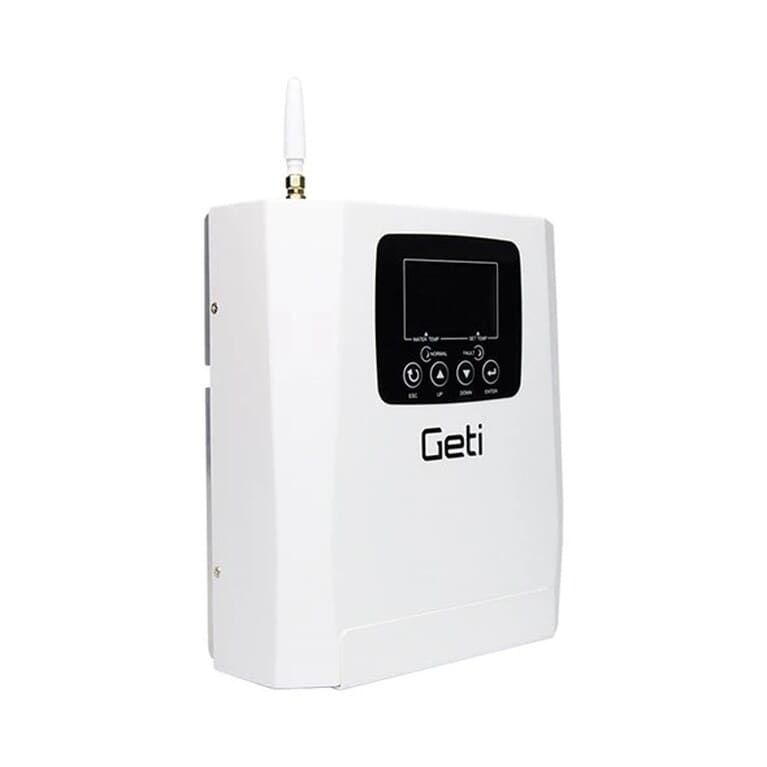 GWH03W 4000W MPPT- convert solar energy to electricity used to heat waterIn a time of rising energy prices and increasing climate awareness, there is a need for sustainable heating solutions. The GETI GWH03W 4000W MPPT inverter converts solar energy into electricity to heat your water. Using solar panels, you can directly power boilers and heaters, while an AC input ensures water heating even without sunlight. The inverter features remote control via WiFi, an LED display, and a temperature sensor. With over 99% efficiency and automatic switching between solar and grid power, you are guaranteed continuous hot water. Save money and reduce your carbon footprint with easy installation. Order now and experience economical and eco-friendly heating. Installation must be performed by a certified electrician.Geti