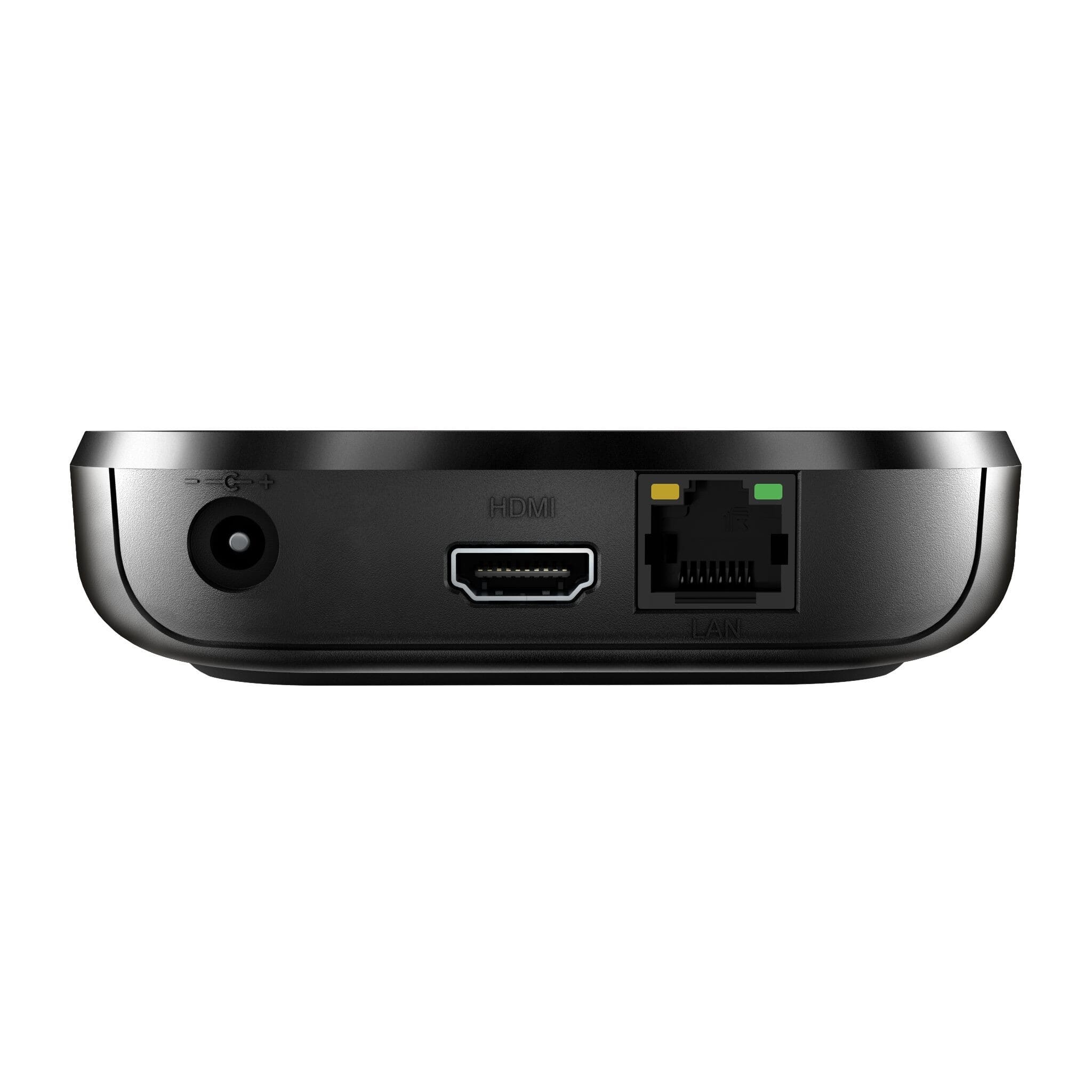 MAG524 4K-compatible Linux IPTV Set-top BoxMAG524 is a generation of Linux-based IPTV set-top boxes with UHD resolution and HEVC support. It comes with the Amlogic S905X2 chipset and ARM Cortex-A53 CPU, 1 GB of RAM, and 4 GB of flash memory, providing enough capacity to store and play high-quality videos. Thanks to the HEVC codec, network load is reduced even when streaming 4K content. The set-top box runs on Linux OS and is equipped with HDMI 2.1, Ethernet (100 Mbps), USB 2.0, USB 3.0, and supports various media formats. NOTE: Limited stock available.Infomir