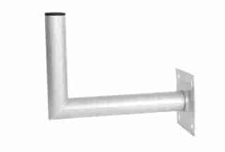 Wallmount 250x48 mmHigh quality wallmount made of aluminum for maximum weather resistance. The bracket has an easy 4 point mounting and gives a distance of 230/250 mm masonry. Height is 250 mm. Suitable for dishes up to Ø85 cm. Diameter of mounting tube is 48 mm. Used for many purposes, antenna, satellite dish, camera etc.Chess
