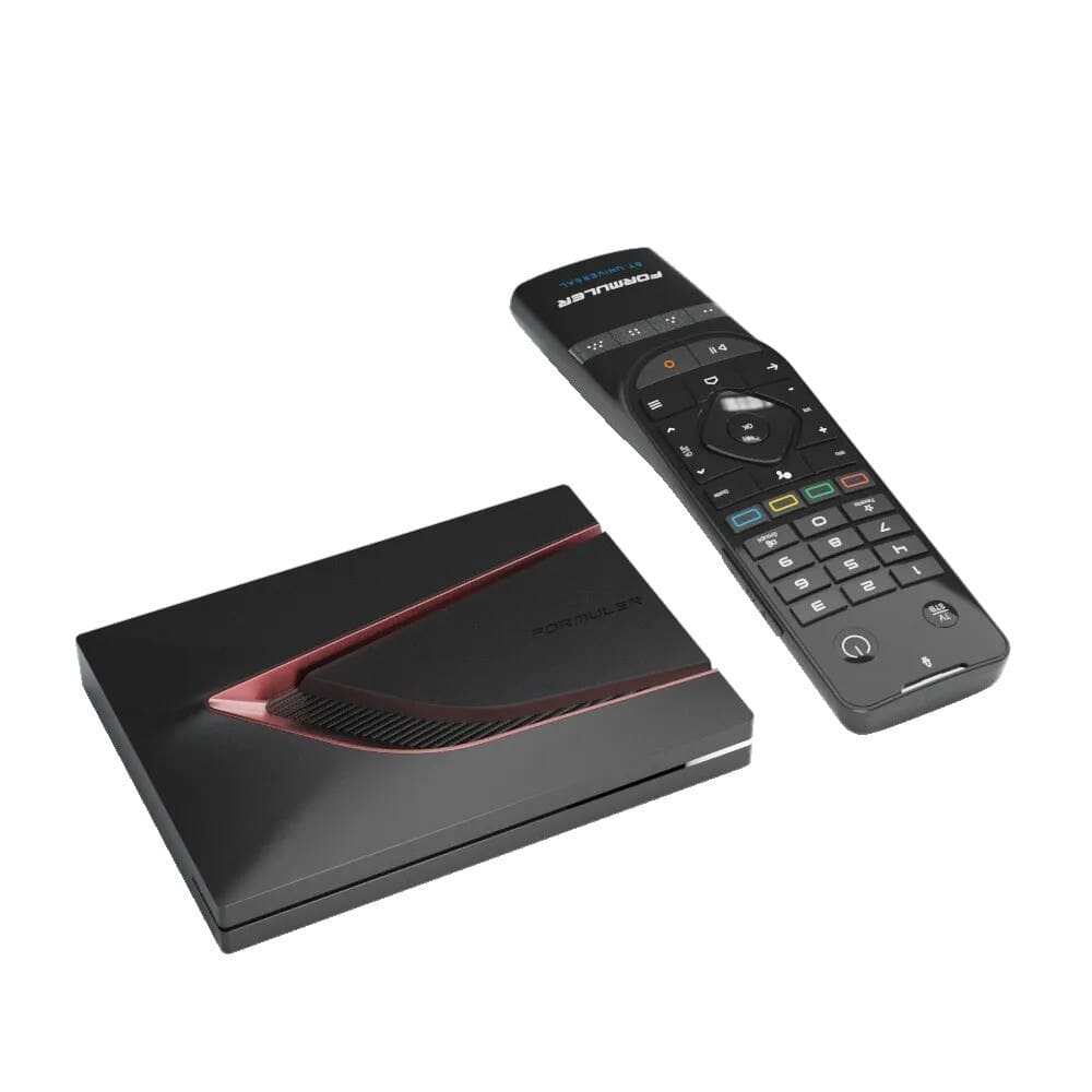 Formuler Z12 Ultra BT3 multimedia boks 4K, Android 12, 128 GB, Wi-Fi 6EFormuler Z12 Ultra BT3 is a high-end IPTV box designed for demanding users. With Android 12, 4 GB DDR4 RAM and a huge 128 GB eMMC storage, it delivers lightning-fast performance, plenty of space and supports internal recording and timeshift. Experience stunning Dolby Vision, HDR10+ and immersive Dolby Atmos audio. Wi-Fi 6E, Bluetooth 5.2 and Gigabit LAN ensure maximum stability, while MYTVOnline 3 provides a modern interface. The included BT3 remote features backlit keys, voice assistant, IR learning and Find My Remote.Formuler