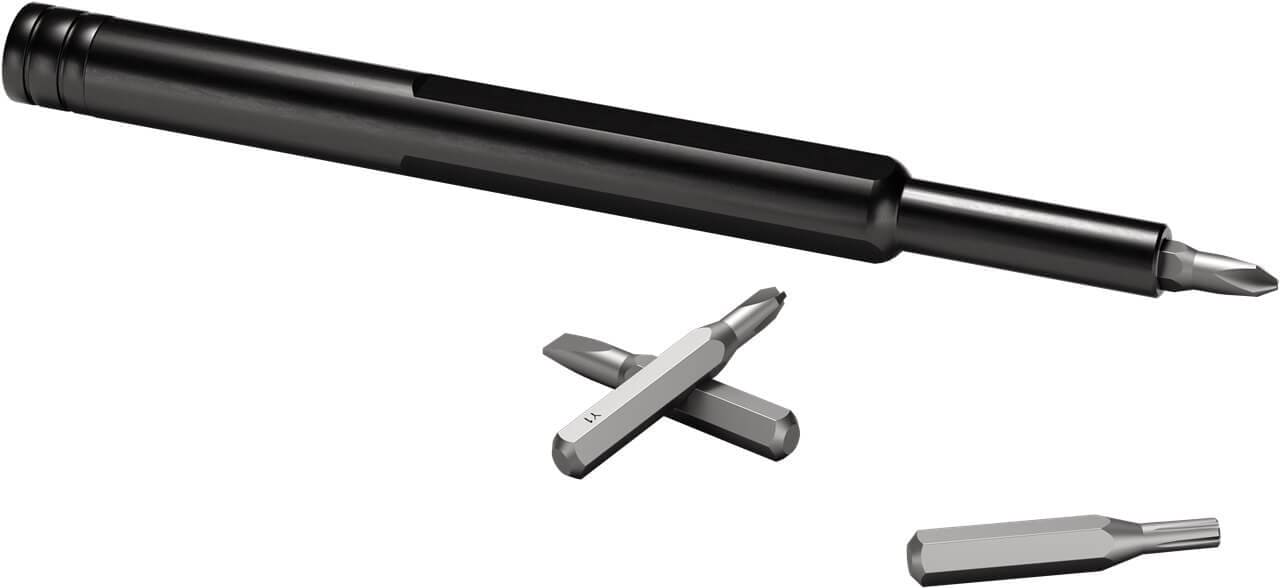 24-in-1 Precision Screwdriver Set for Electronics, S2 Steel BitsHigh-quality 24-in-1 precision screwdriver set with S2 steel bits in a slim aluminium pop-up case. Designed for delicate electronics and fine mechanical work on laptops, PCs, smartphones, drones, watches and more.Choose this precision screwdriver set if you want professional tool quality at a very fair price.goobay