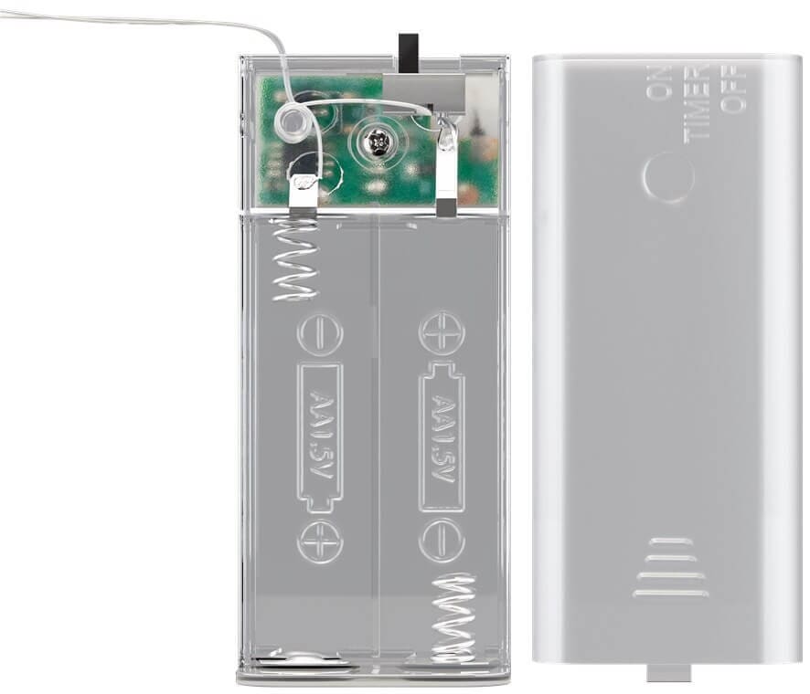 LED snowball string lights 20 warm white, battery, long, timerCreate a cosy atmosphere at home with these extra long LED snowball string lights. With 20 warm white lights along almost 3 metres, they are perfect for table decorations, window sills and other indoor styling. Battery operation and a timer make them easy to use every day.Ideal for anyone who loves decorating the home and creating a warm and inviting feeling.goobay