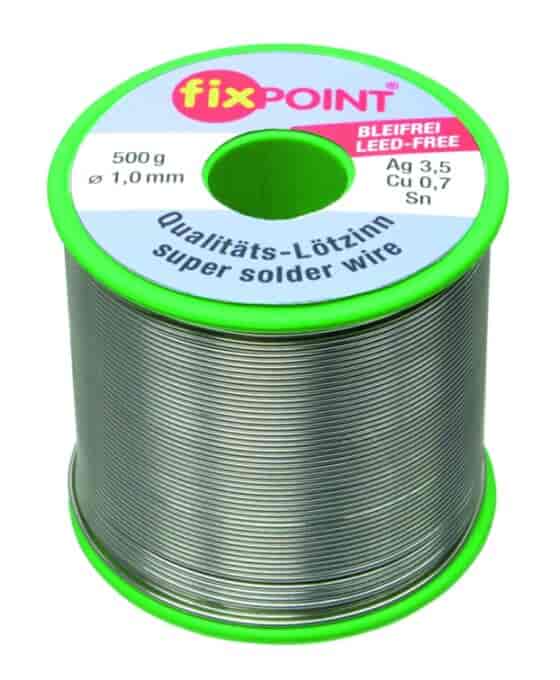 Loddetin Fixpoint 0.8 mm 250 gram BlyfriFixPOINTLoddetin Sølv 21302 Loddetin Fixpoint 0.8 mm 250 gram Blyfri