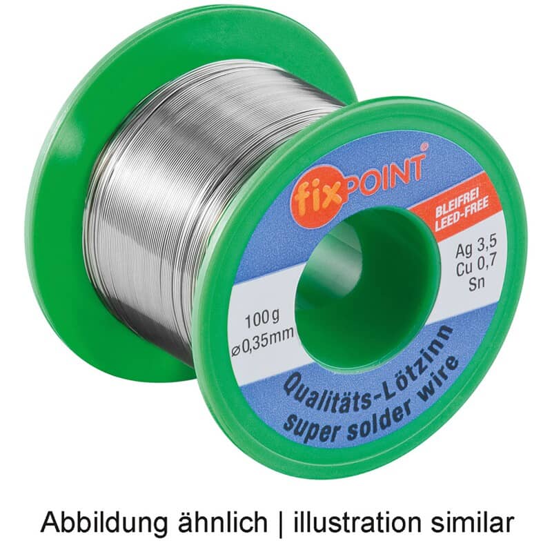 Loddetin Fixpoint 0.8 mm 250 gram Blyfri Loddetin Fixpoint 0.8 mm 250 gram Blyfri