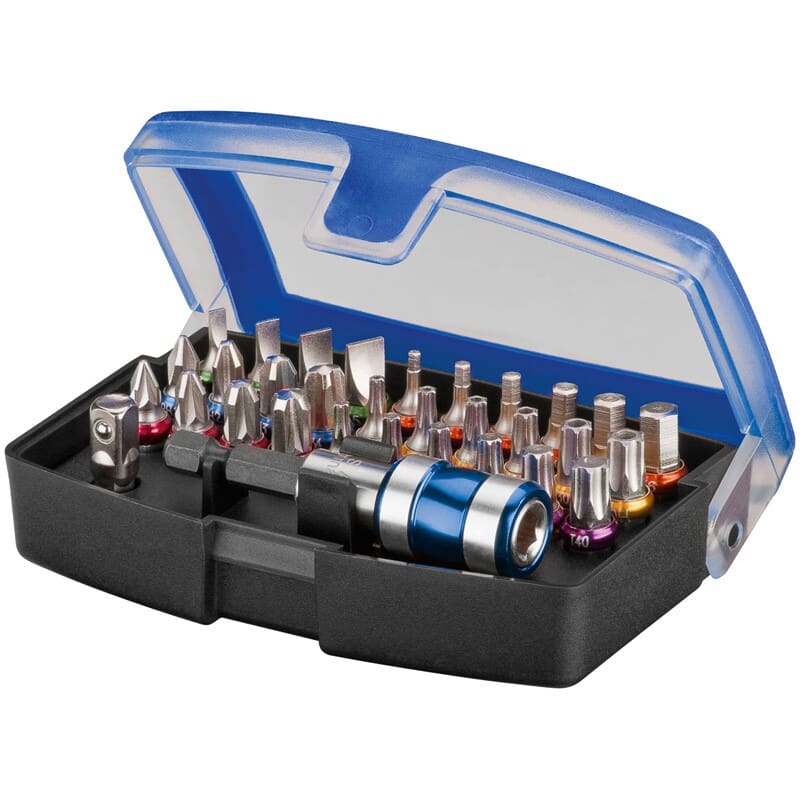 Bit-set 32 parts with 1/4 inch quick release bit holder Bit-set 32 parts with 1/4 inch quick release bit holder