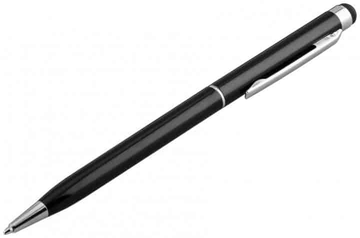 Touchpen til smartphones, med kuglepen.