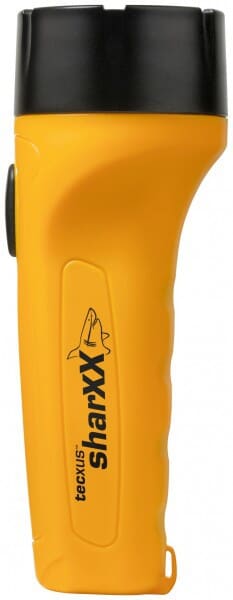 Sharxx mini, vandtæt LED lommelygte, synkefri. Til maritimt brug.