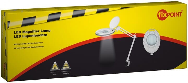 Luplampe med LED teknologi