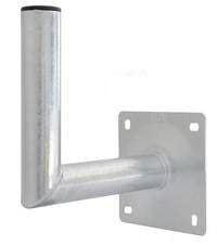 Vægbeslag Ø60 x 260 mm, varmgalvaniseret stål, beslaget anvendes ligeledes ved montering af professionelle overvågningskameraer,