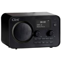 Clint L1 DAB+ og FM radio med bluetooth streaming, sort
