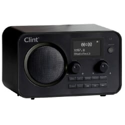 Clint L1 DAB+ and FM radio with bluetooth streaming, black
