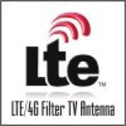 Ultraflad TV antenne med forstærker og LTE filter, DVB-T / DVB-T2