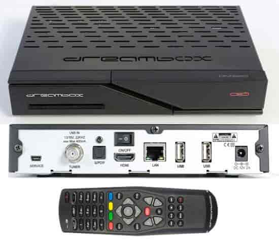 Dreambox HD DM520 S2 HD TV digitalmodtager tilslutninger