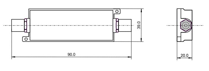 LTE blocking filter, Blocking filter for DVB-T, coax-jack/coax-plugLTE blocking filter, Blocking filter for DVB-T, coax-jack/coax-pluggoobay
