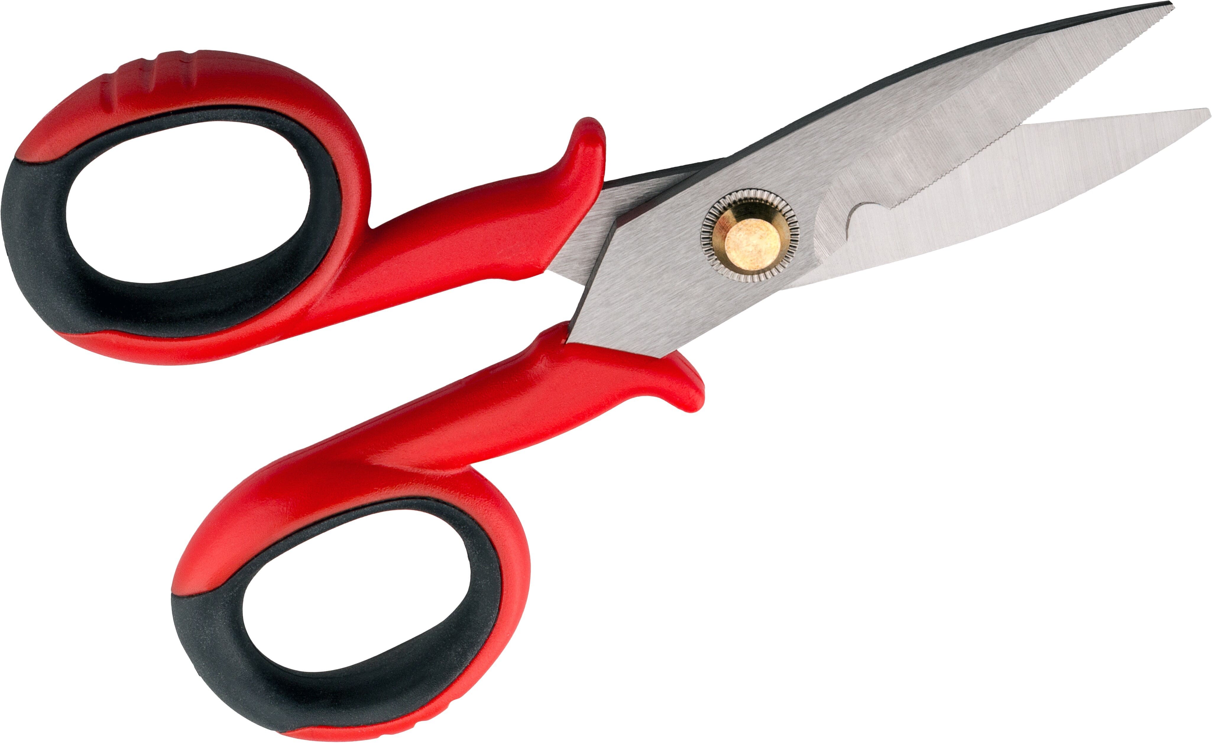 Kabelsaks og kabelkniv. Superskarpt, rustfrit stål.