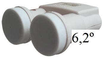 Monoblock TWIN LNB 6.2º -...