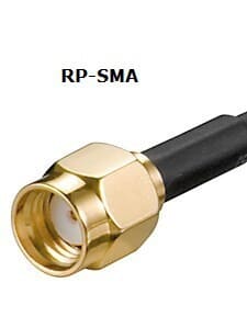 Magnetfod for WiFi antenne (routere mm.) med RP samt RP-SMA stik.