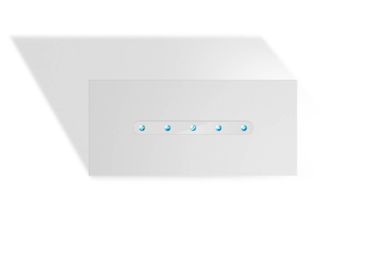 SoundBlock - elegant Bluetooth højttaler 360° lydfelt, hvid