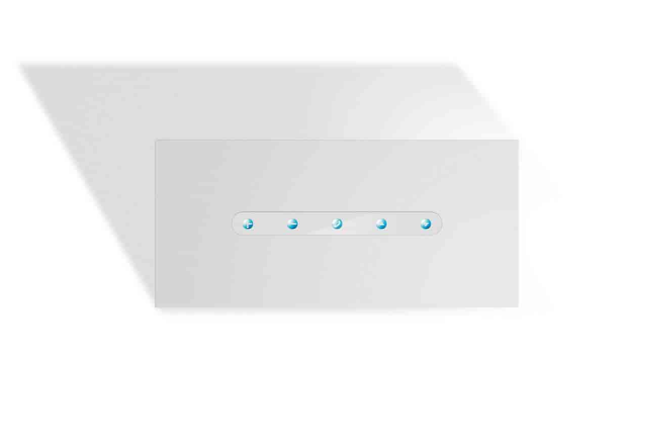 SoundBlock - elegant Bluetooth højttaler 360° lydfelt, hvid