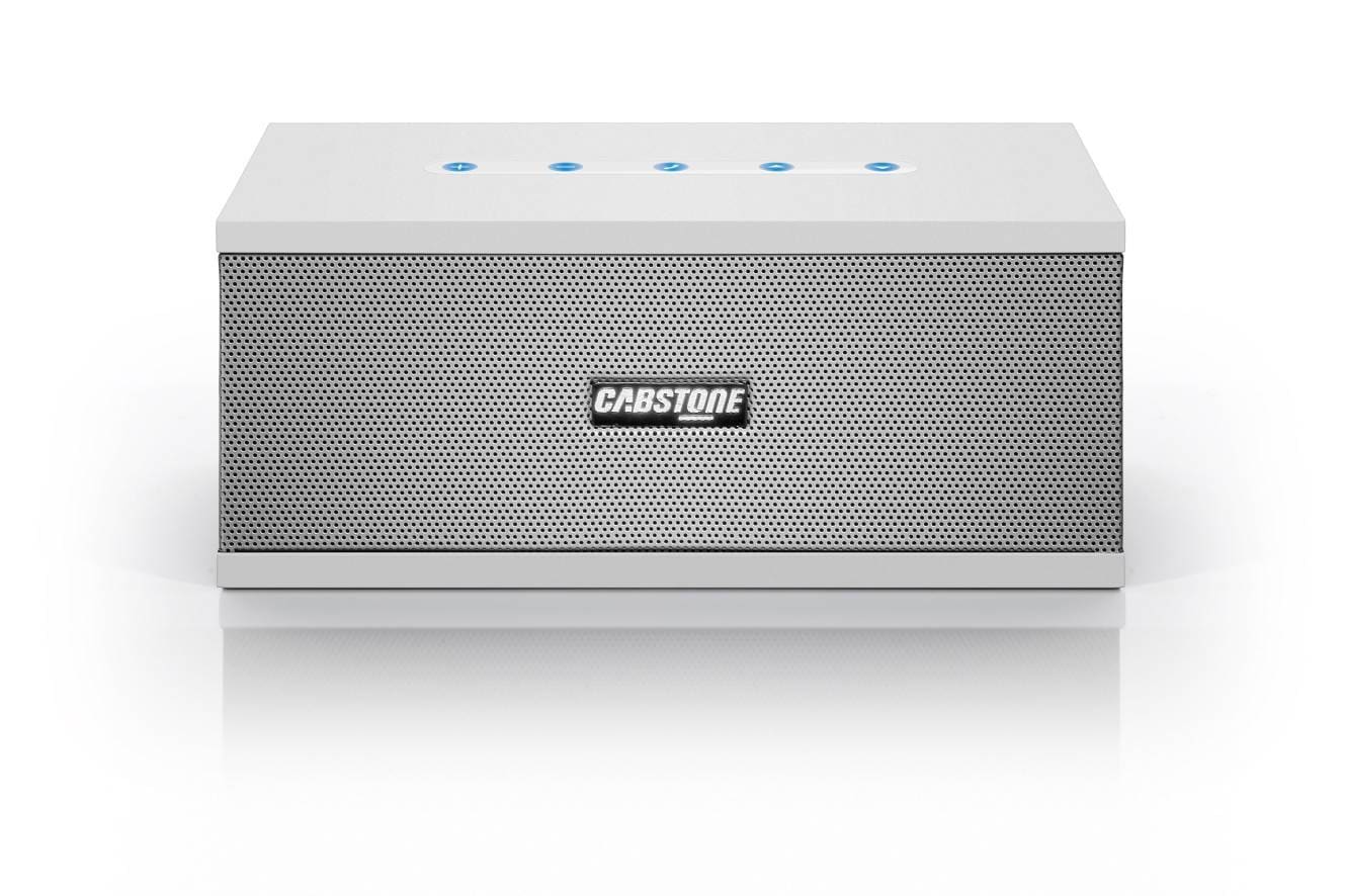 SoundBlock - elegant Bluetooth højttaler 360° lydfelt, hvid