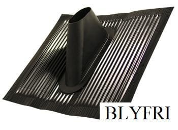 Taginddækning - anvendes ved gennemføring af rør for antenne og parabol.