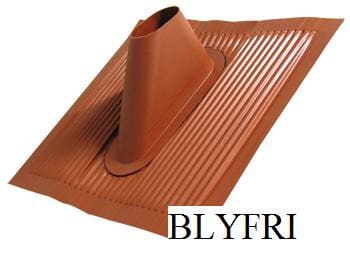 Roof cover, red. Plastic coated aluminum