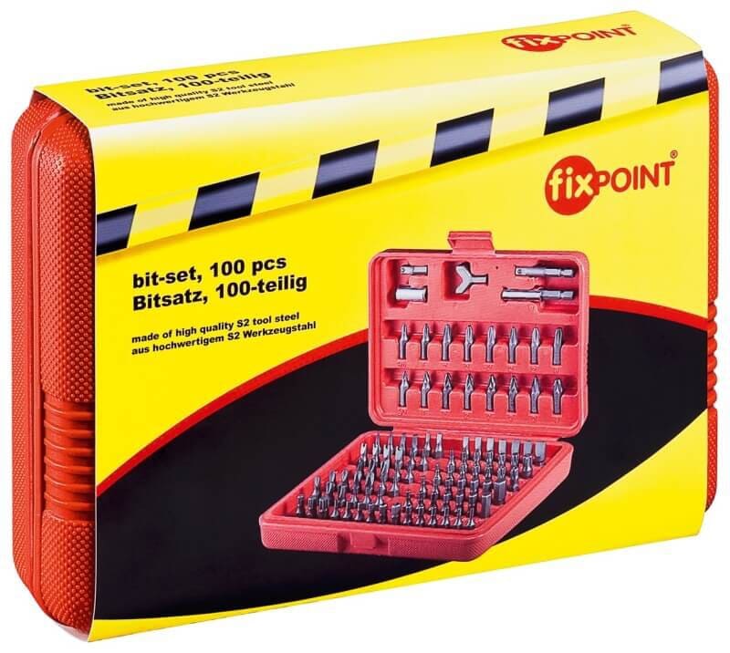 Bitsæt 100 dele,S2 værktøjsstål