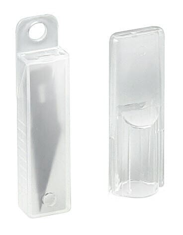 Skalpel - metal skalpel til fint skærearbejde. Med udskiftelige klinger, sikkerhedsgreb og klingelås.