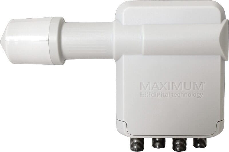 Maximum XO-R4 Quad LNB - distribute signal from 1 LNB to 4 DVB-S/S2 receivers.
