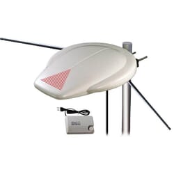 Maximum DAE-410 UFO antenne med kombineret strømforsyning og forstærker. Perfekt til campingvognen.