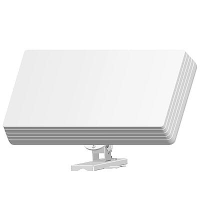SelfSat H10D2 - Twin - flad "parabolantenne" til modtagelse af satellitsignaler fra én position. 2 udgange.